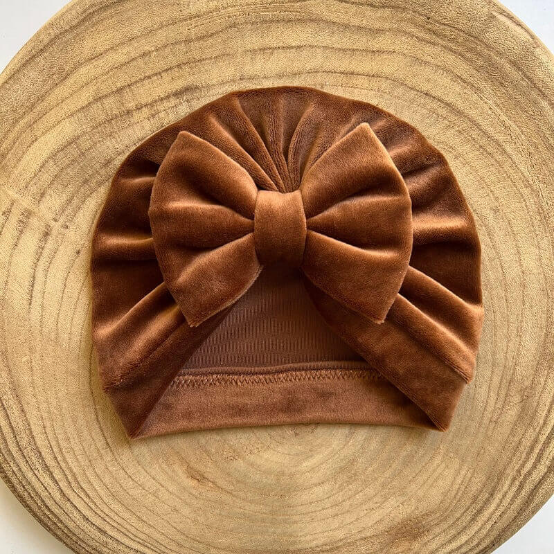 Chocolate Velour Turban