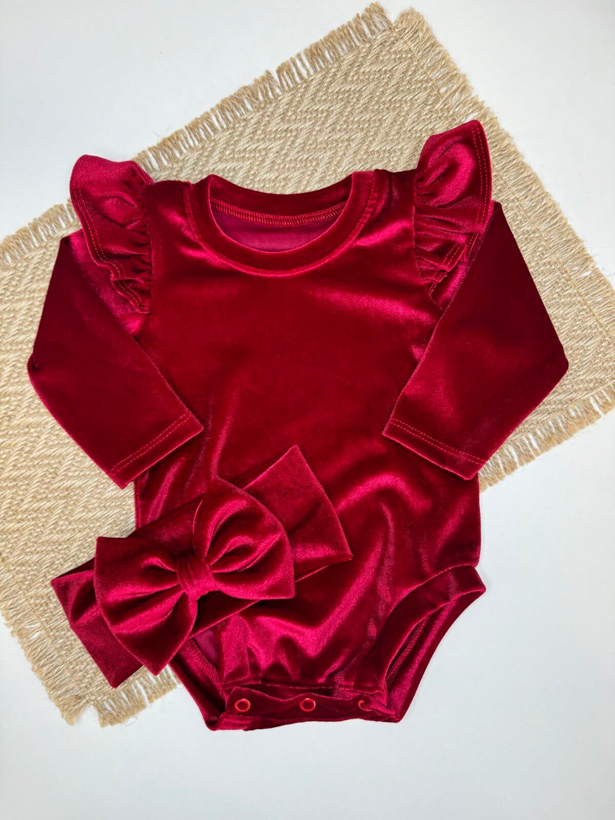 Βρεφικό σετ κορμάκι Christmas red