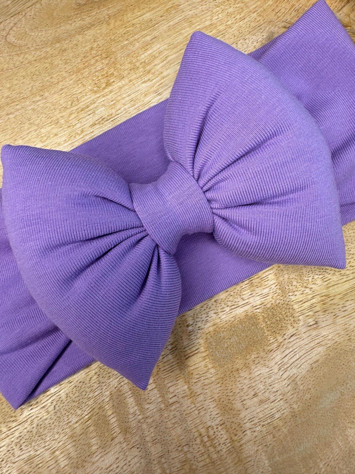 Κορδέλα lilac puffy bow