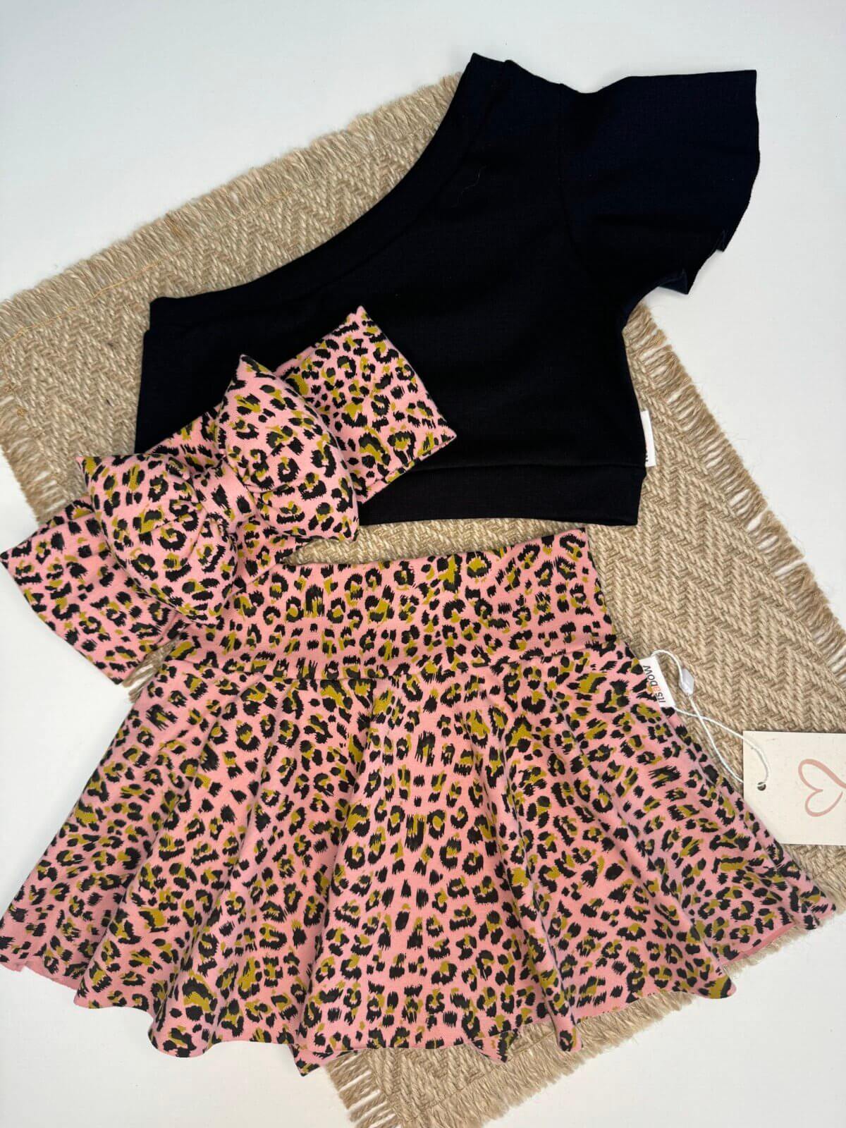 Βρεφικό σετ gold leopard