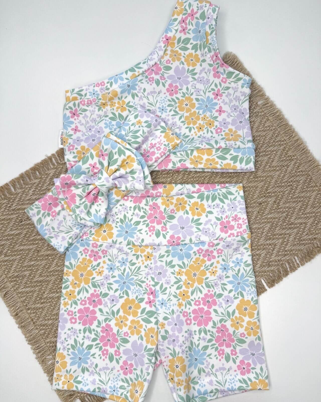 Ποδηλατικό σετ pastel flowers