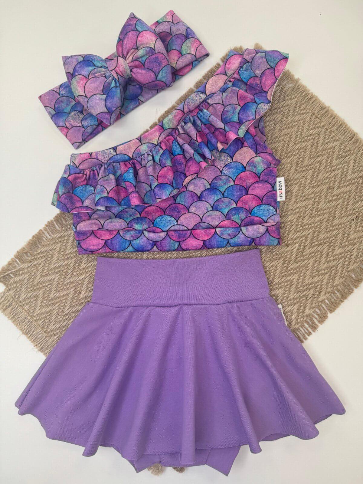 Βρεφικό σετ mermaid purple