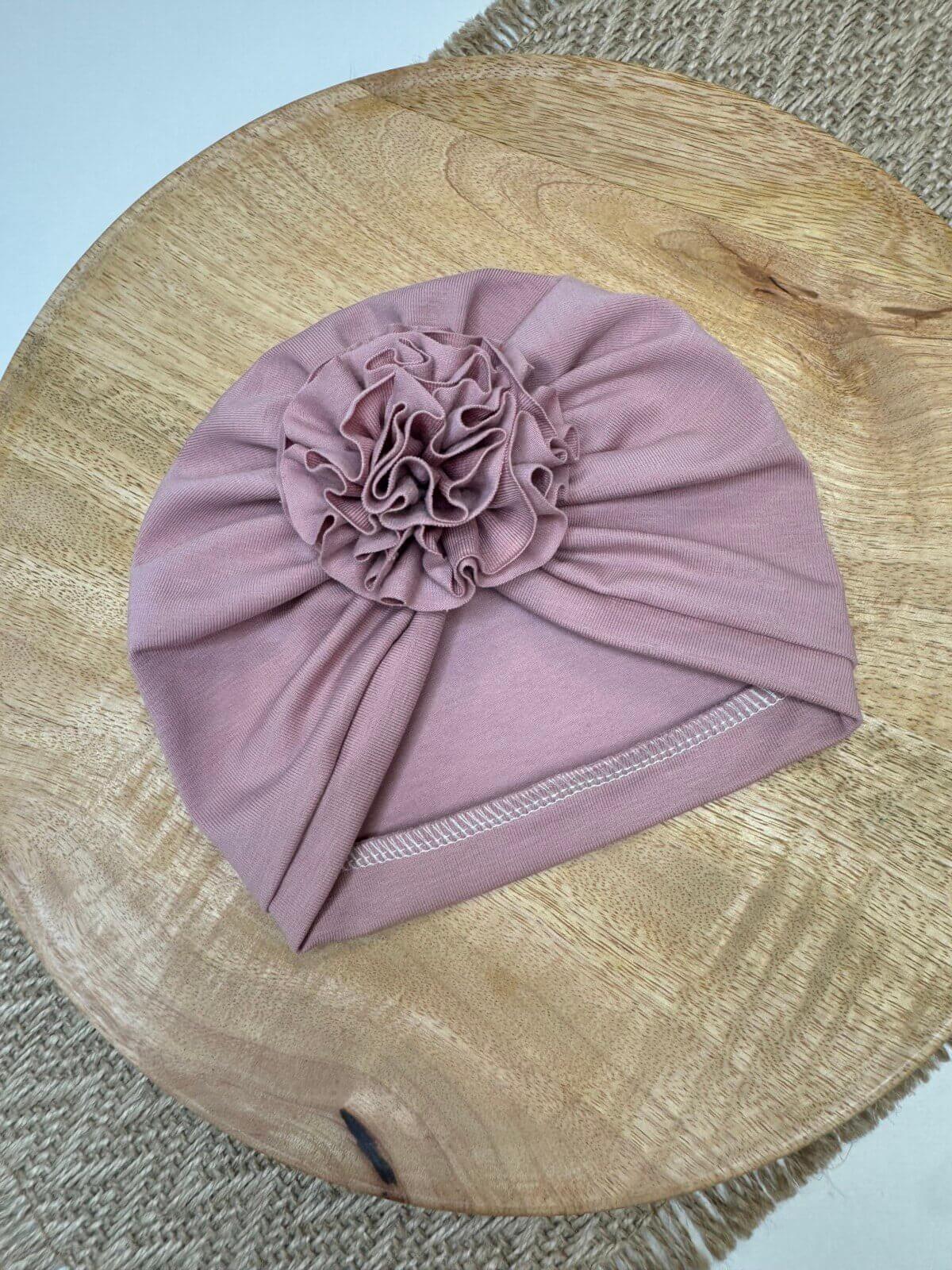 Χειροποίητο τουρμπάνι dusty pink
