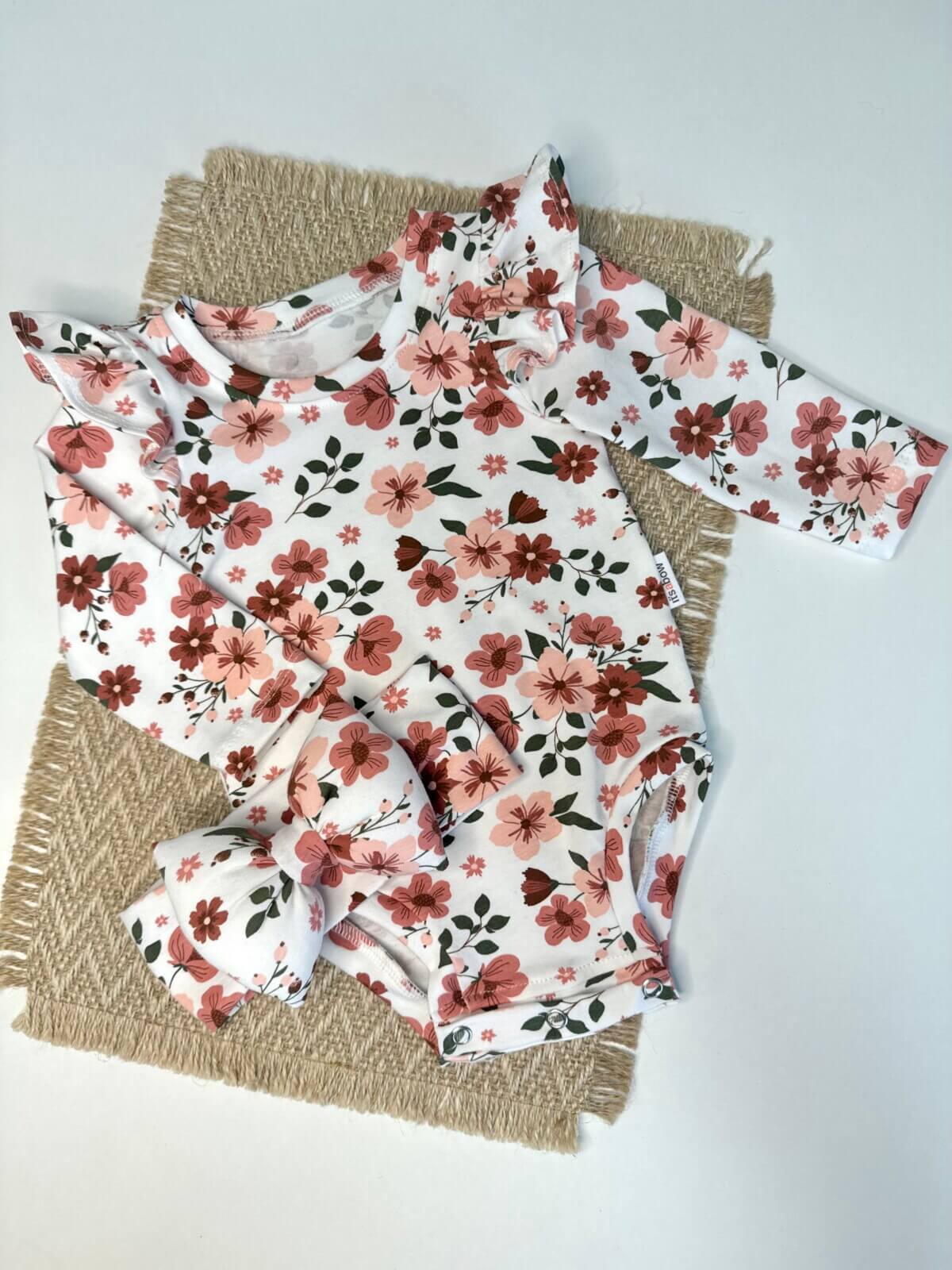 Βρεφικό κορμάκι dusty rose bloom