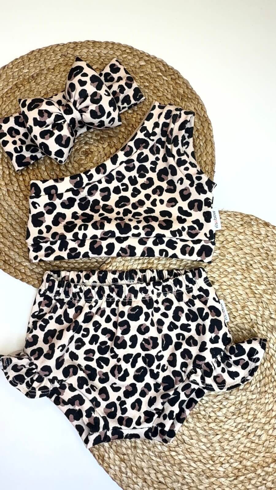 Βρεφικό σετ neutral leopard