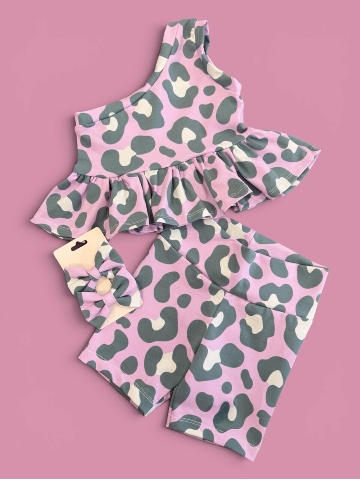 Χειροποίητο σετ lilac leopard