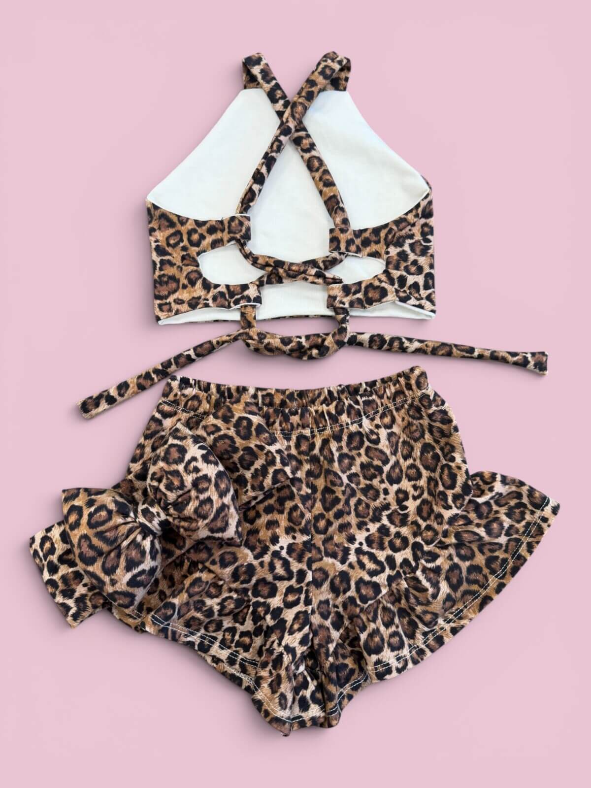 Χειροποίητο σετ brown leopard