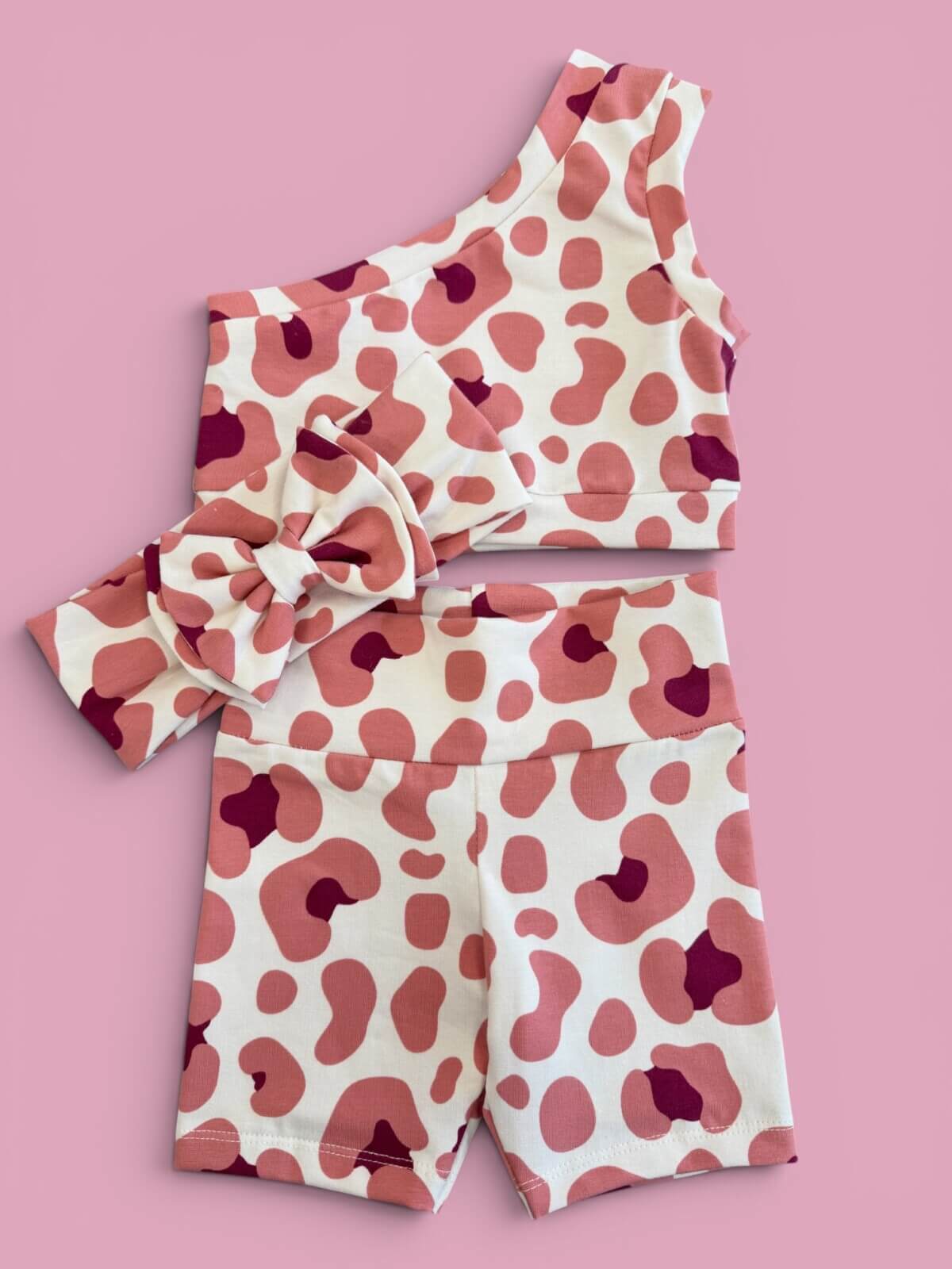 Χειροποίητο σετ old rose leopard