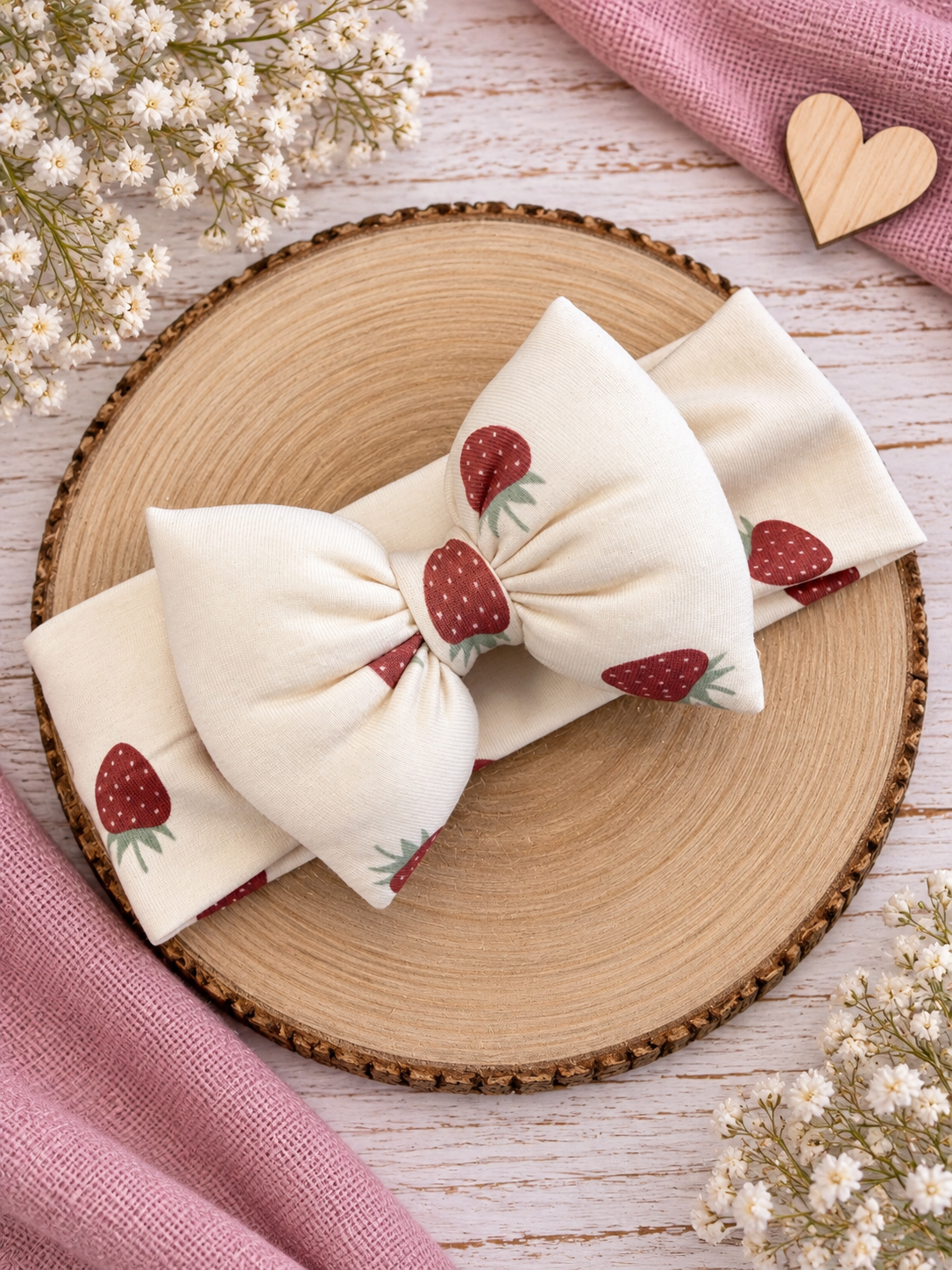 Χειροποίητη κορδέλα strawberries 🍓
